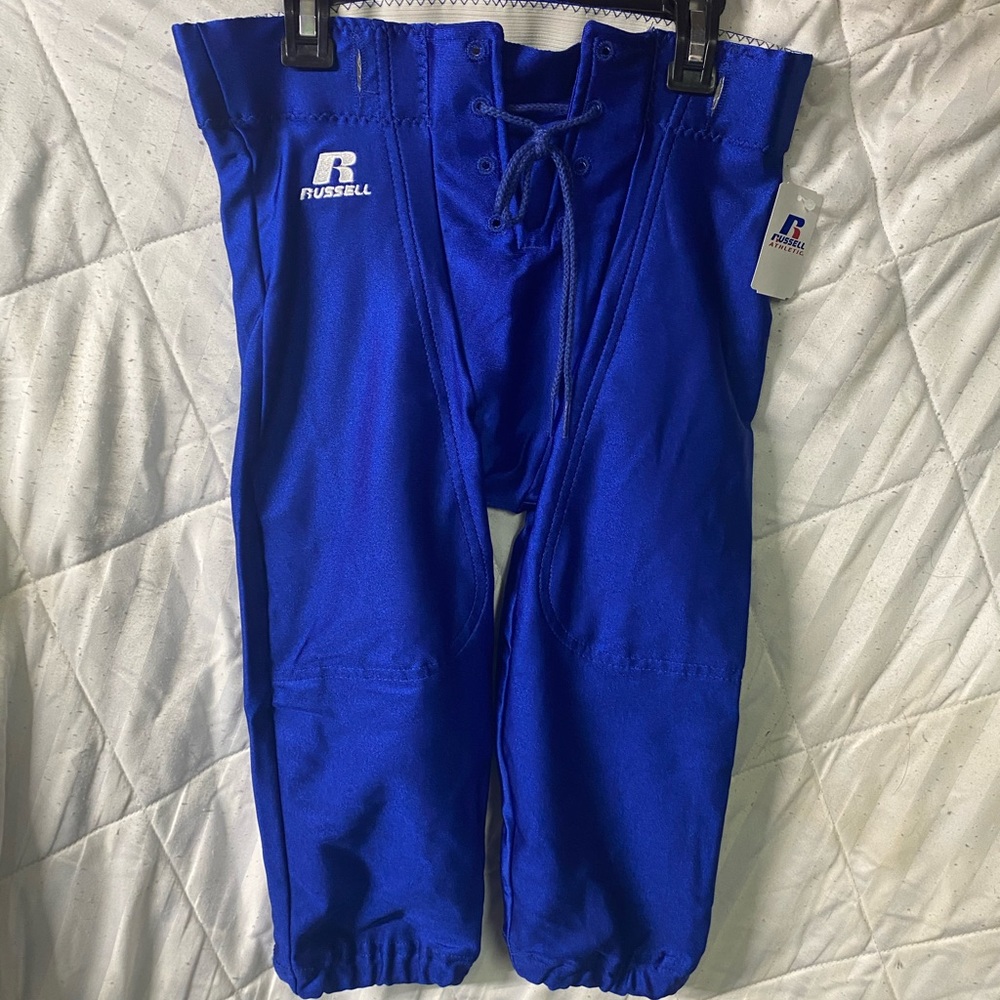 Russell Athletic Royal Blue Youth Large Football Pants